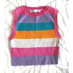 Zara Cropped Knit Top